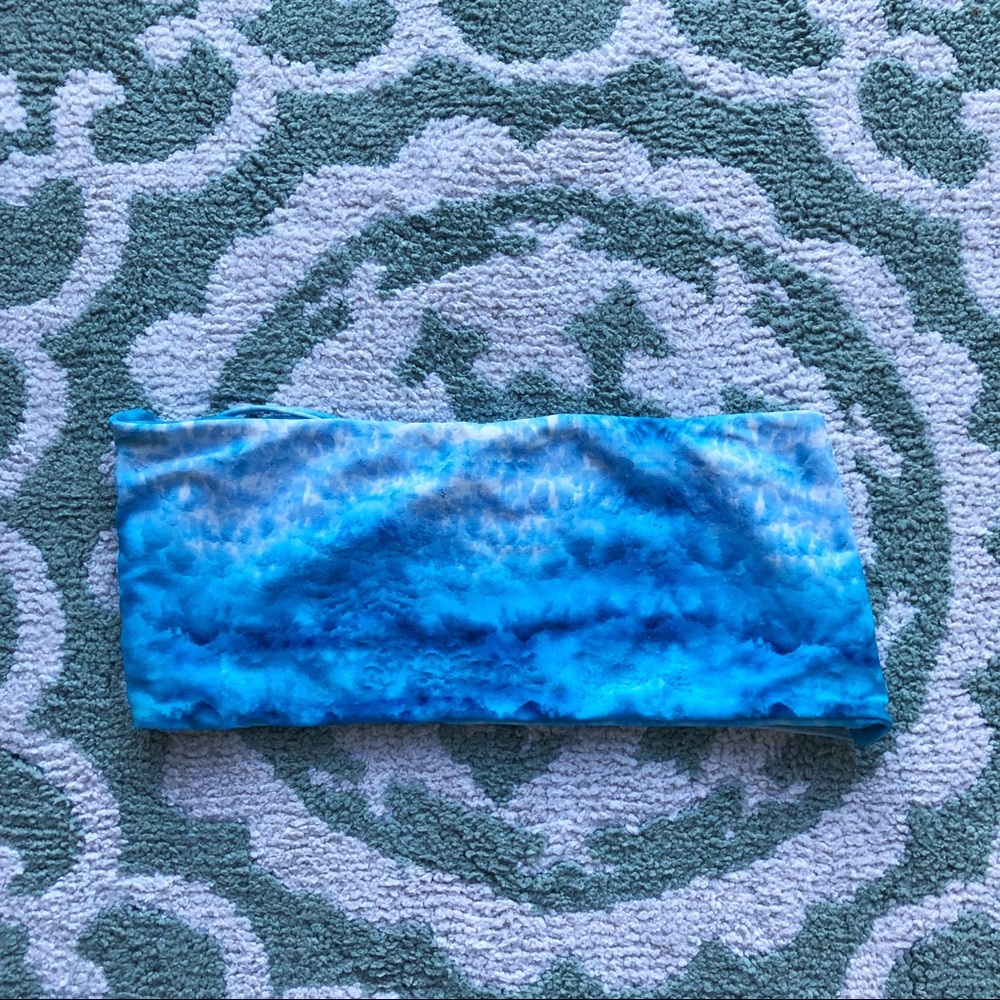 Mikoh Swimwear Blue Bandeau Top💧🧿